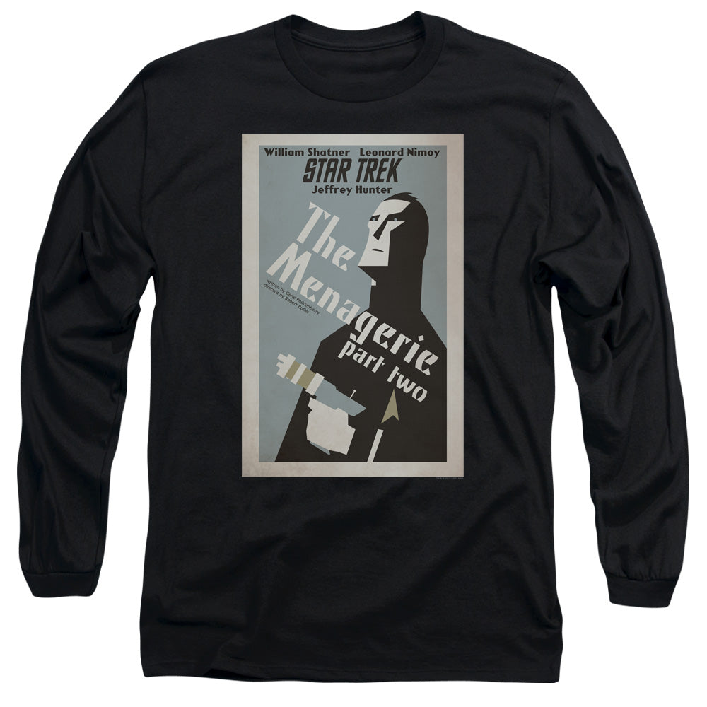 Star Trek Tos Episode 12 Mens Long Sleeve Shirt Black Officially Licensed