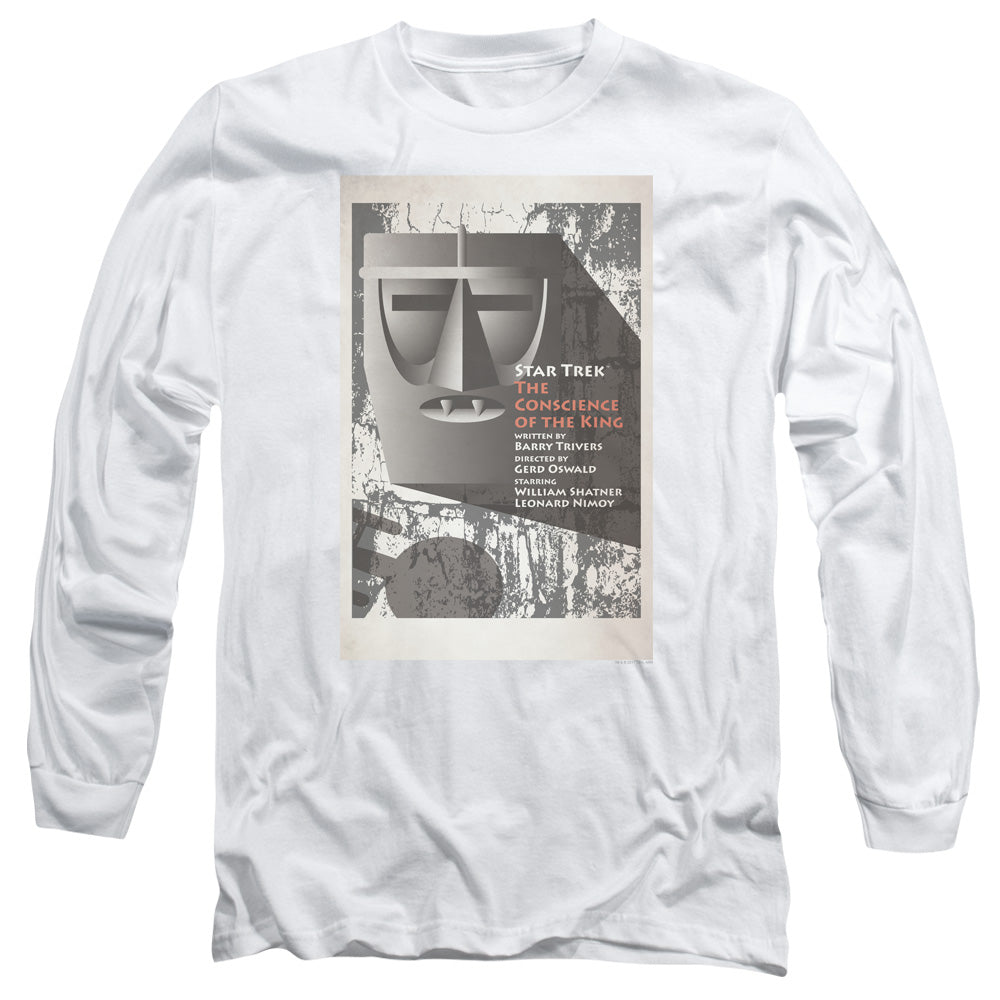 Star Trek Tos Episode 13 Mens Long Sleeve Shirt White Officially Licensed