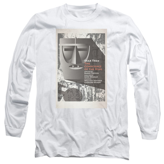 Star Trek Tos Episode 13 Mens Long Sleeve Shirt White Officially Licensed