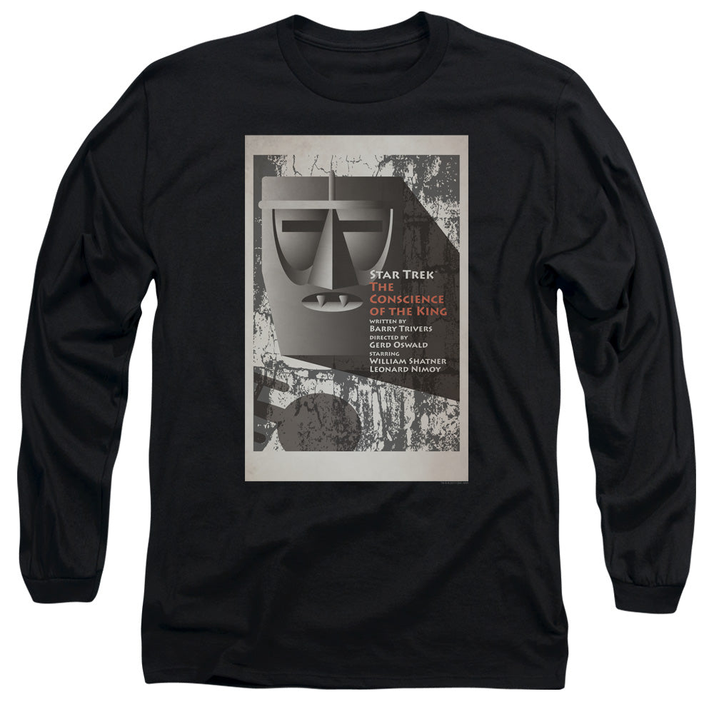 Star Trek Tos Episode 13 Mens Long Sleeve Shirt Black Officially Licensed