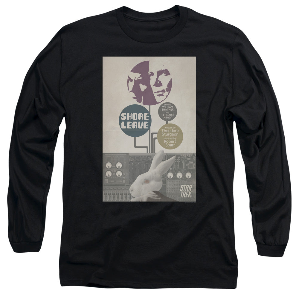 Star Trek Tos Episode 15 Mens Long Sleeve Shirt Black Officially Licensed