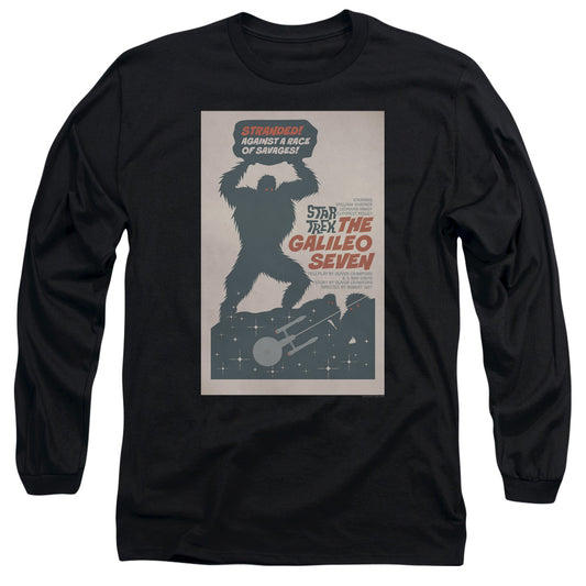 Star Trek Tos Episode 16 Mens Long Sleeve Shirt Black Officially Licensed