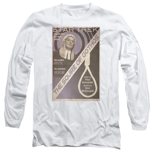 Star Trek Tos Episode 17 Mens Long Sleeve Shirt White Officially Licensed