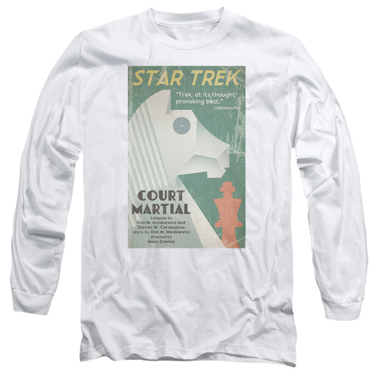 Star Trek Tos Episode 20 Mens Long Sleeve Shirt White Officially Licensed