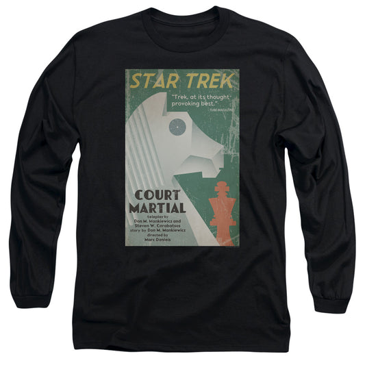 Star Trek Tos Episode 20 Mens Long Sleeve Shirt Black Officially Licensed
