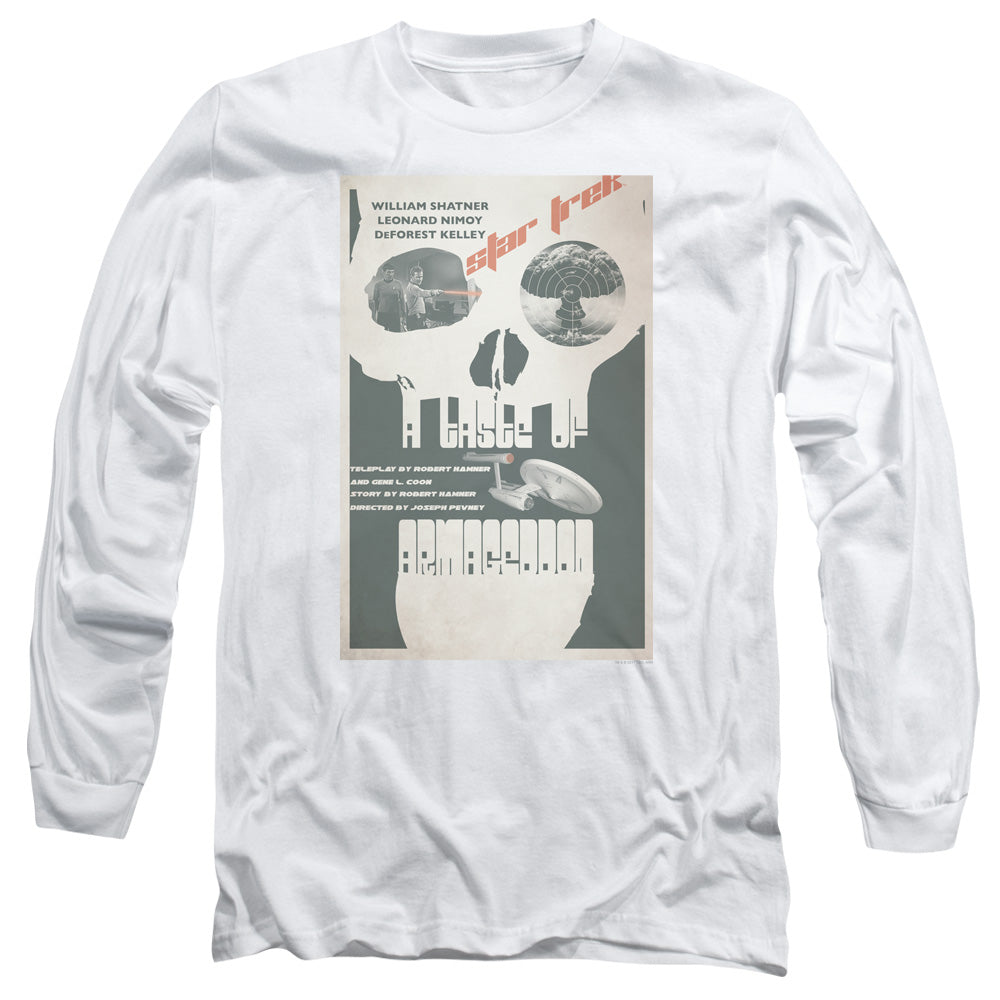 Star Trek Tos Episode 23 Mens Long Sleeve Shirt White Officially Licensed