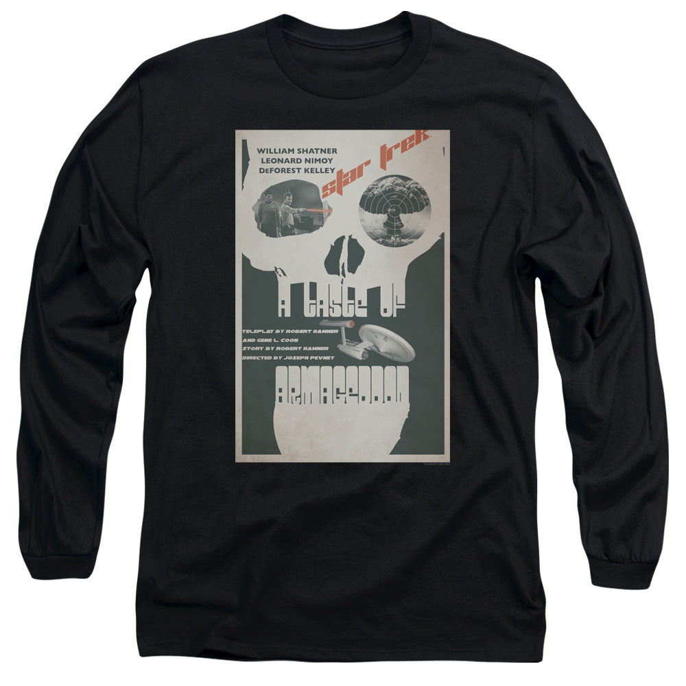 Star Trek Tos Episode 23 Mens Long Sleeve Shirt Black Officially Licensed