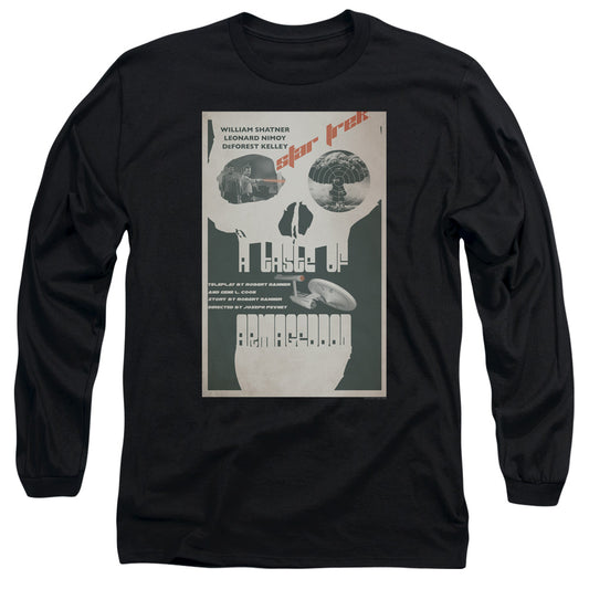 Star Trek Tos Episode 23 Mens Long Sleeve Shirt Black Officially Licensed