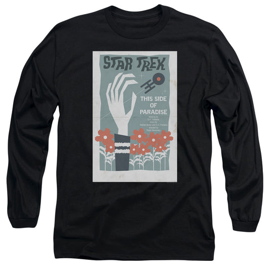 Star Trek Tos Episode 24 Mens Long Sleeve Shirt Black Officially Licensed
