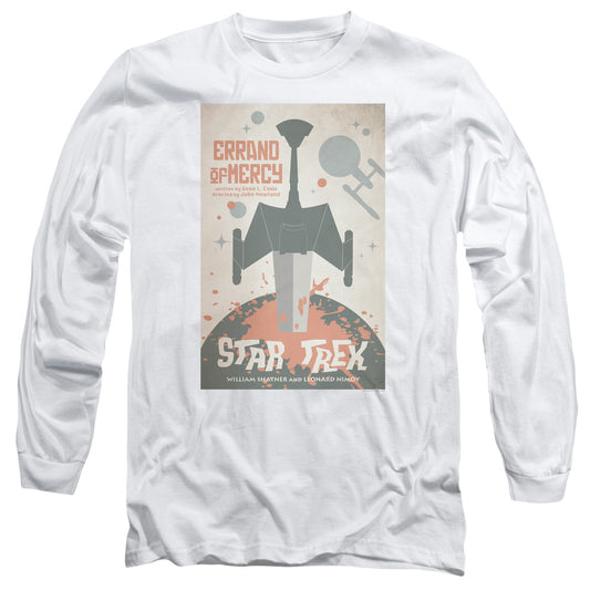 Star Trek Tos Episode 26 Mens Long Sleeve Shirt White Officially Licensed