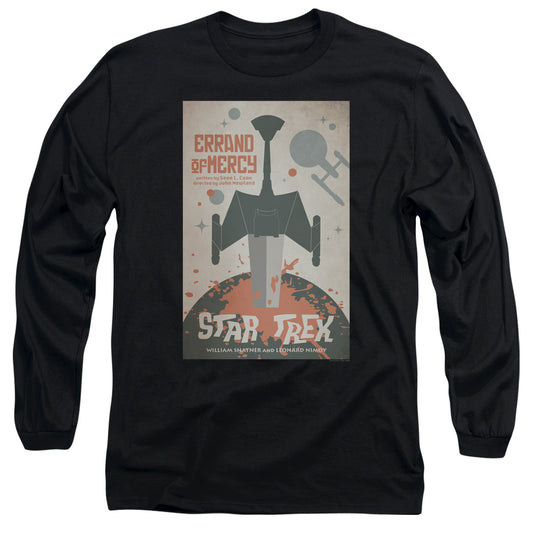 Star Trek Tos Episode 26 Mens Long Sleeve Shirt Black Officially Licensed