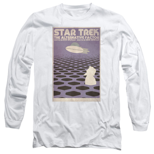 Star Trek Tos Episode 27 Mens Long Sleeve Shirt White Officially Licensed