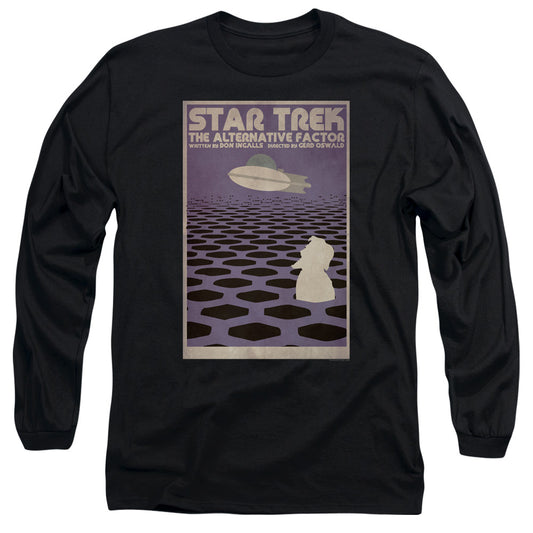 Star Trek Tos Episode 27 Mens Long Sleeve Shirt Black Officially Licensed
