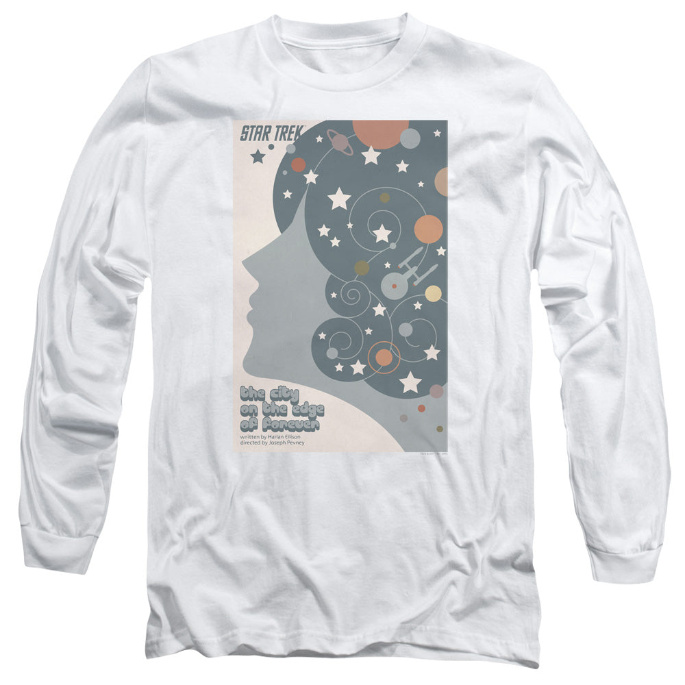 Star Trek Tos Episode 28 Mens Long Sleeve Shirt White Officially Licensed