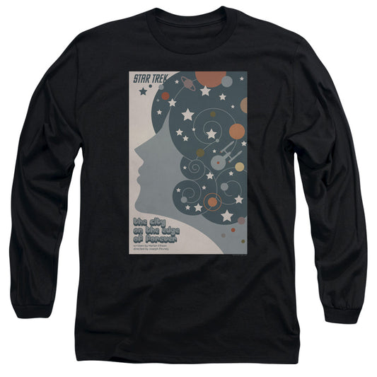 Star Trek Tos Episode 28 Mens Long Sleeve Shirt Black Officially Licensed