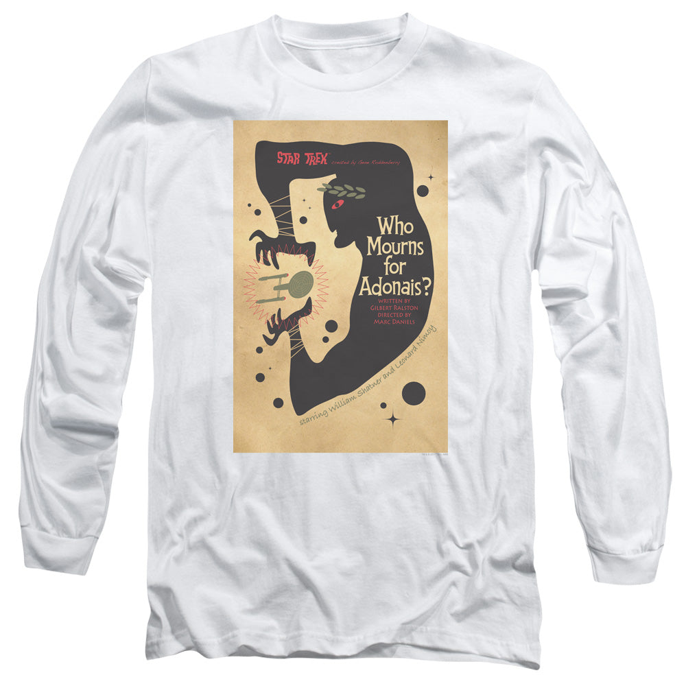 Star Trek Tos Episode 31 Mens Long Sleeve Shirt White Officially Licensed