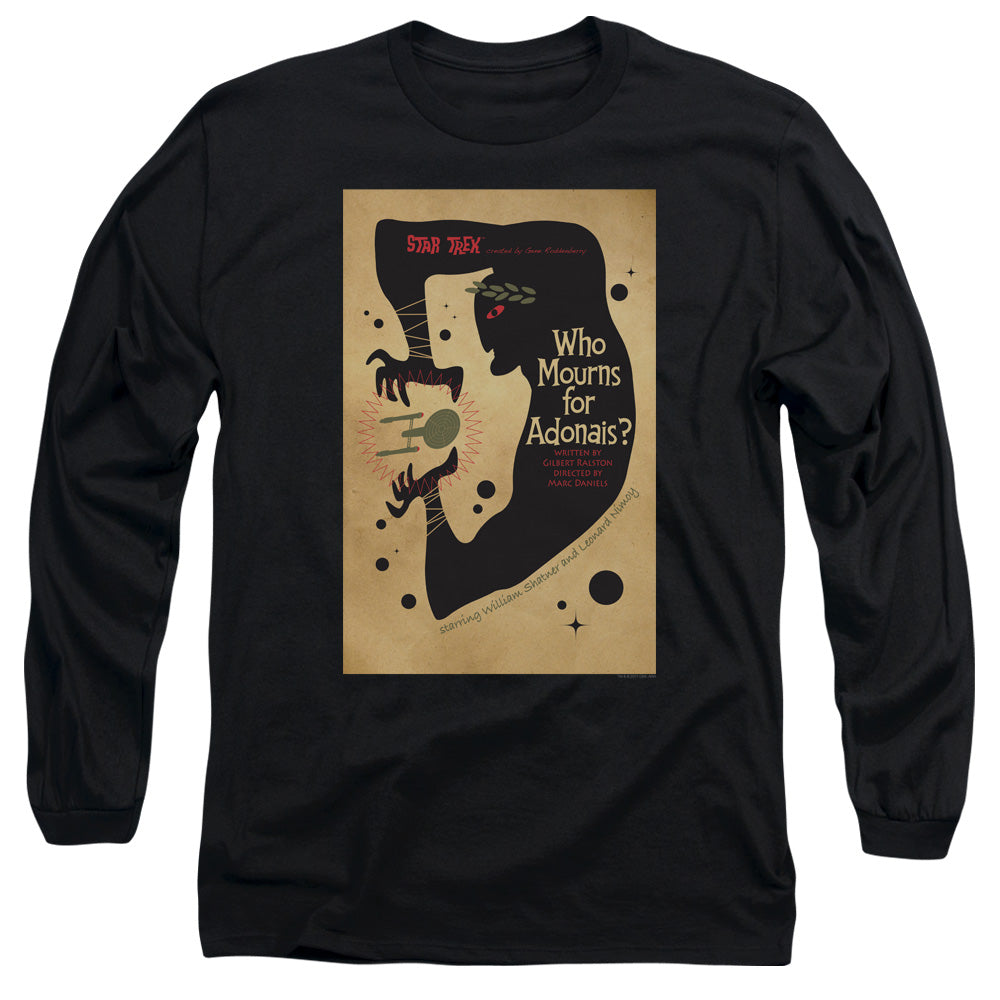 Star Trek Tos Episode 31 Mens Long Sleeve Shirt Black Officially Licensed
