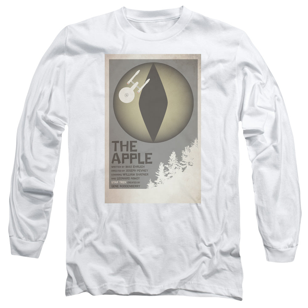 Star Trek Tos Episode 34 Mens Long Sleeve Shirt White Officially Licensed