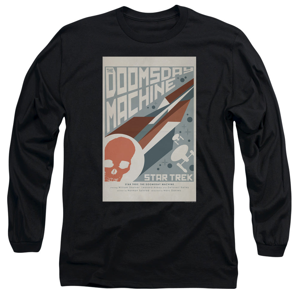 Star Trek Tos Episode 35 Mens Long Sleeve Shirt Black Officially Licensed