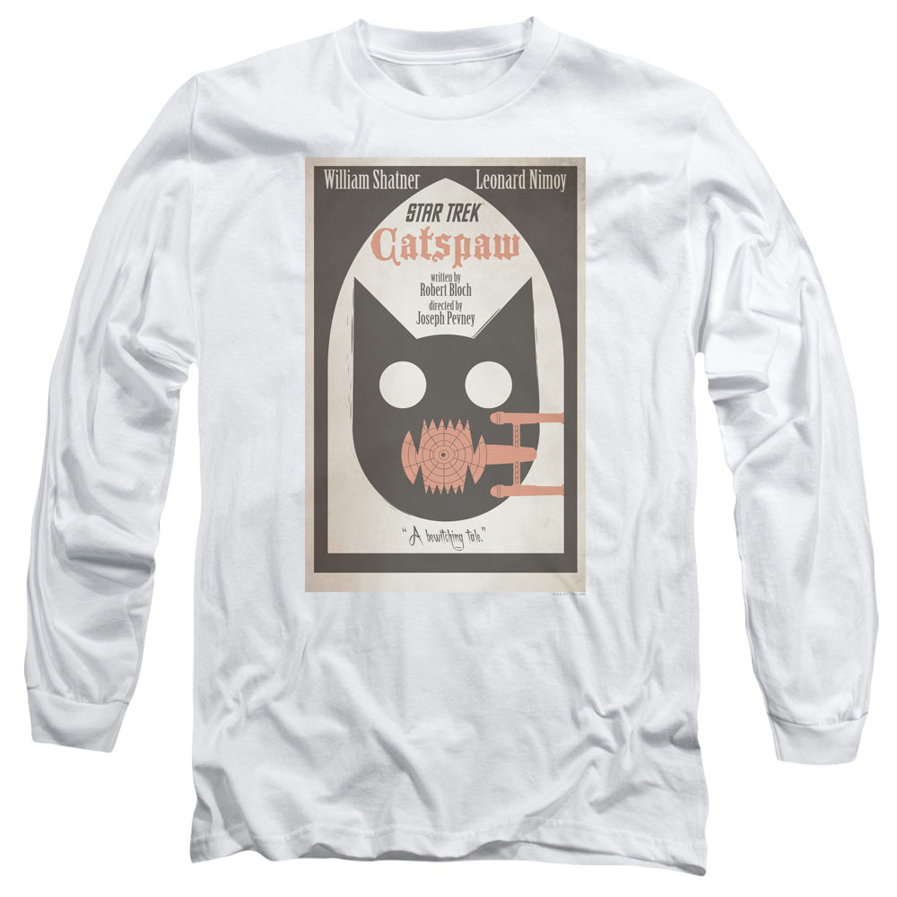 Star Trek Tos Episode 36 Mens Long Sleeve Shirt White Officially Licensed