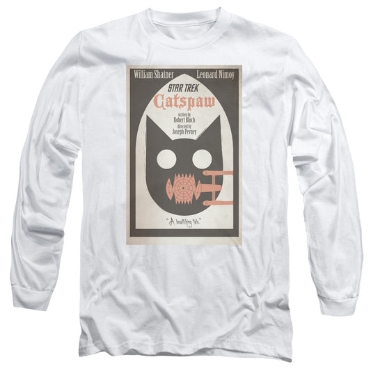 Star Trek Tos Episode 36 Mens Long Sleeve Shirt White Officially Licensed
