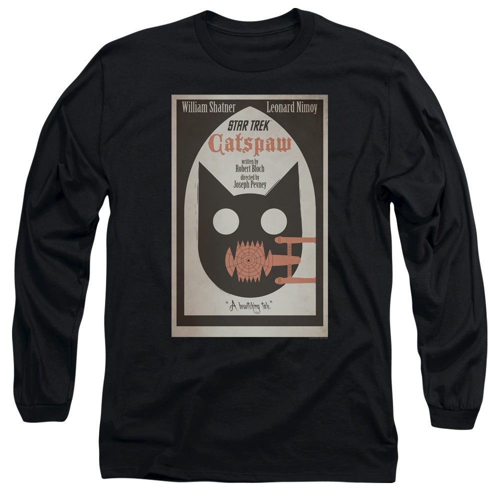 Star Trek Tos Episode 36 Mens Long Sleeve Shirt Black Officially Licensed
