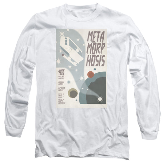 Star Trek Tos Episode 38 Mens Long Sleeve Shirt White Officially Licensed