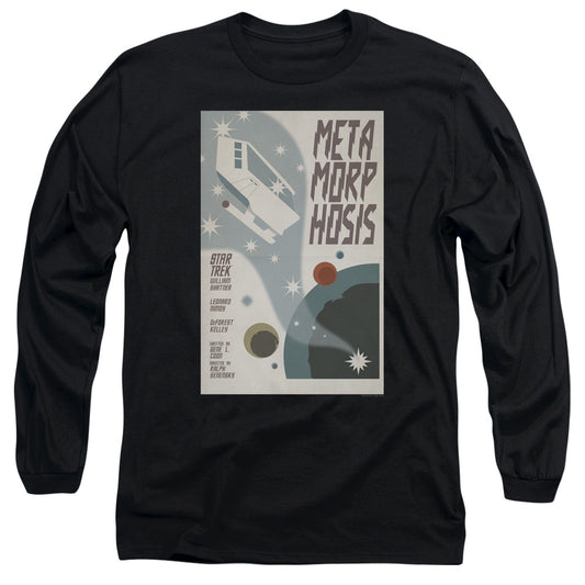 Star Trek Tos Episode 38 Mens Long Sleeve Shirt Black Officially Licensed