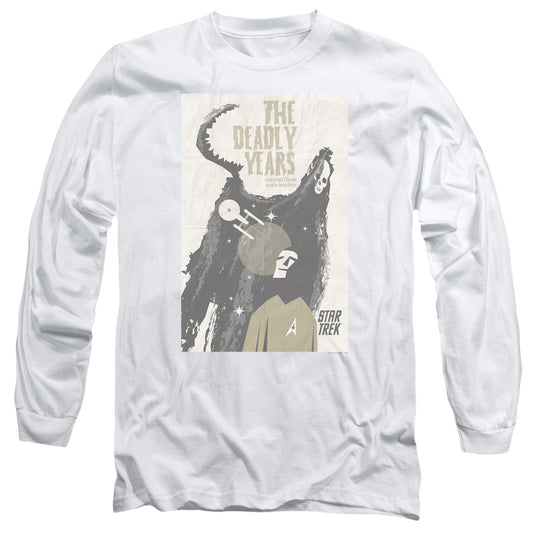 Star Trek Tos Episode 41 Mens Long Sleeve Shirt White Officially Licensed
