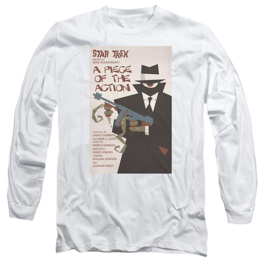 Star Trek Tos Episode 46 Mens Long Sleeve Shirt White Officially Licensed