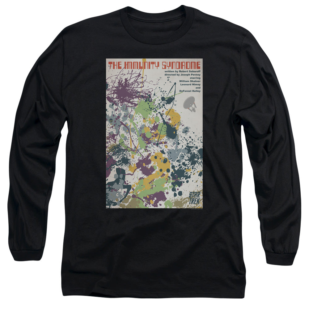 Star Trek Tos Episode 47 Mens Long Sleeve Shirt Black Officially Licensed