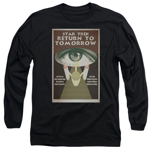 Star Trek Tos Episode 49 Mens Long Sleeve Shirt Black Officially Licensed