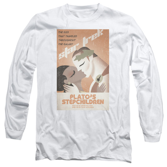 Star Trek Tos Episode 65 Mens Long Sleeve Shirt White Officially Licensed