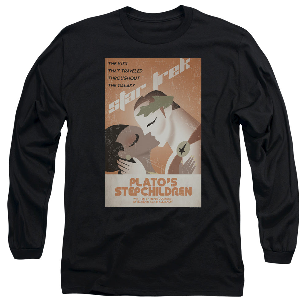 Star Trek Tos Episode 65 Mens Long Sleeve Shirt Black Officially Licensed