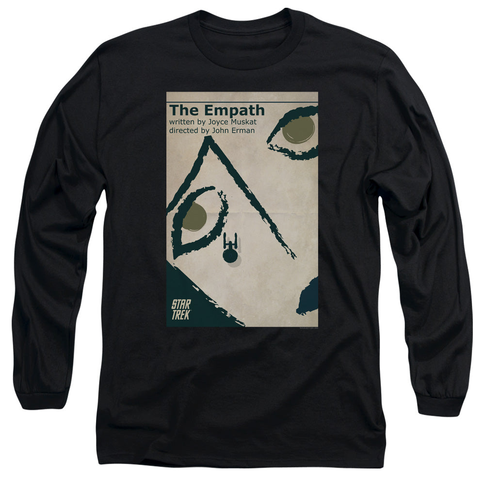 Star Trek Tos Episode 67 Mens Long Sleeve Shirt Black Officially Licensed