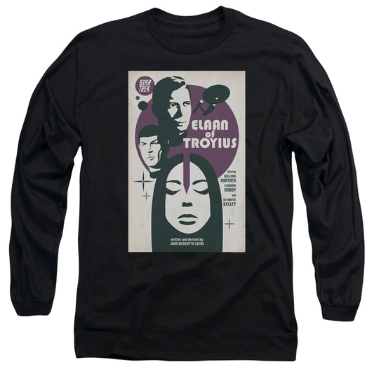 Star Trek Tos Episode 68 Mens Long Sleeve Shirt Black Officially Licensed