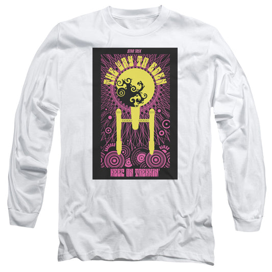 Star Trek Tos Episode 75 Mens Long Sleeve Shirt White Officially Licensed