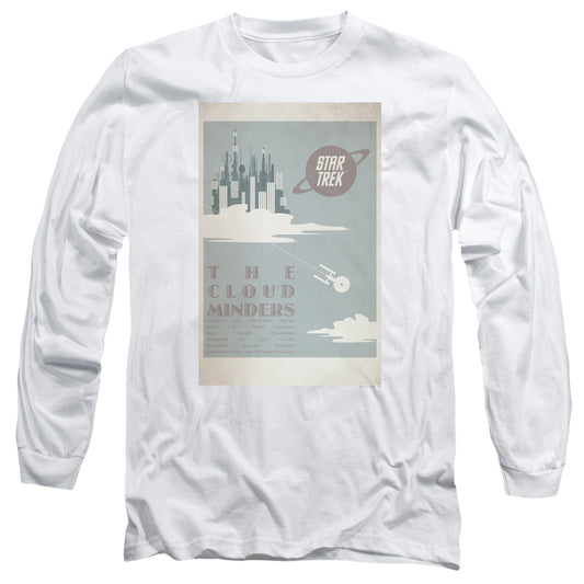 Star Trek Tos Episode 76 Mens Long Sleeve Shirt White Officially Licensed