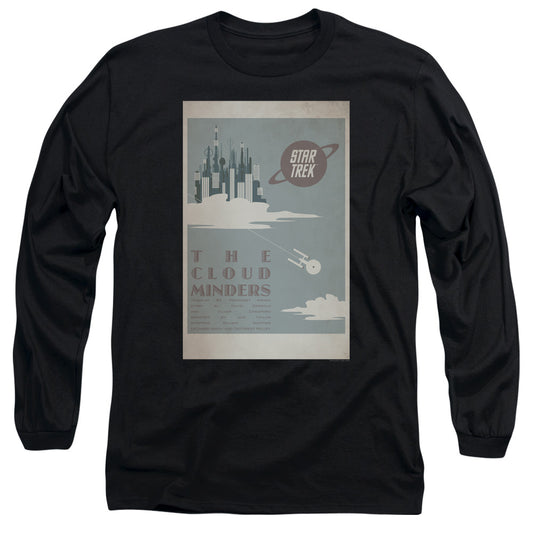 Star Trek Tos Episode 76 Mens Long Sleeve Shirt Black Officially Licensed