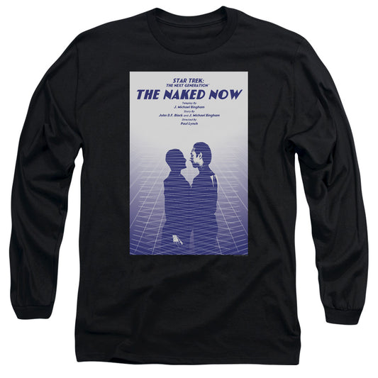 Star Trek Tng Season 1 Episode 3 Mens Long Sleeve Shirt Black Officially Licensed