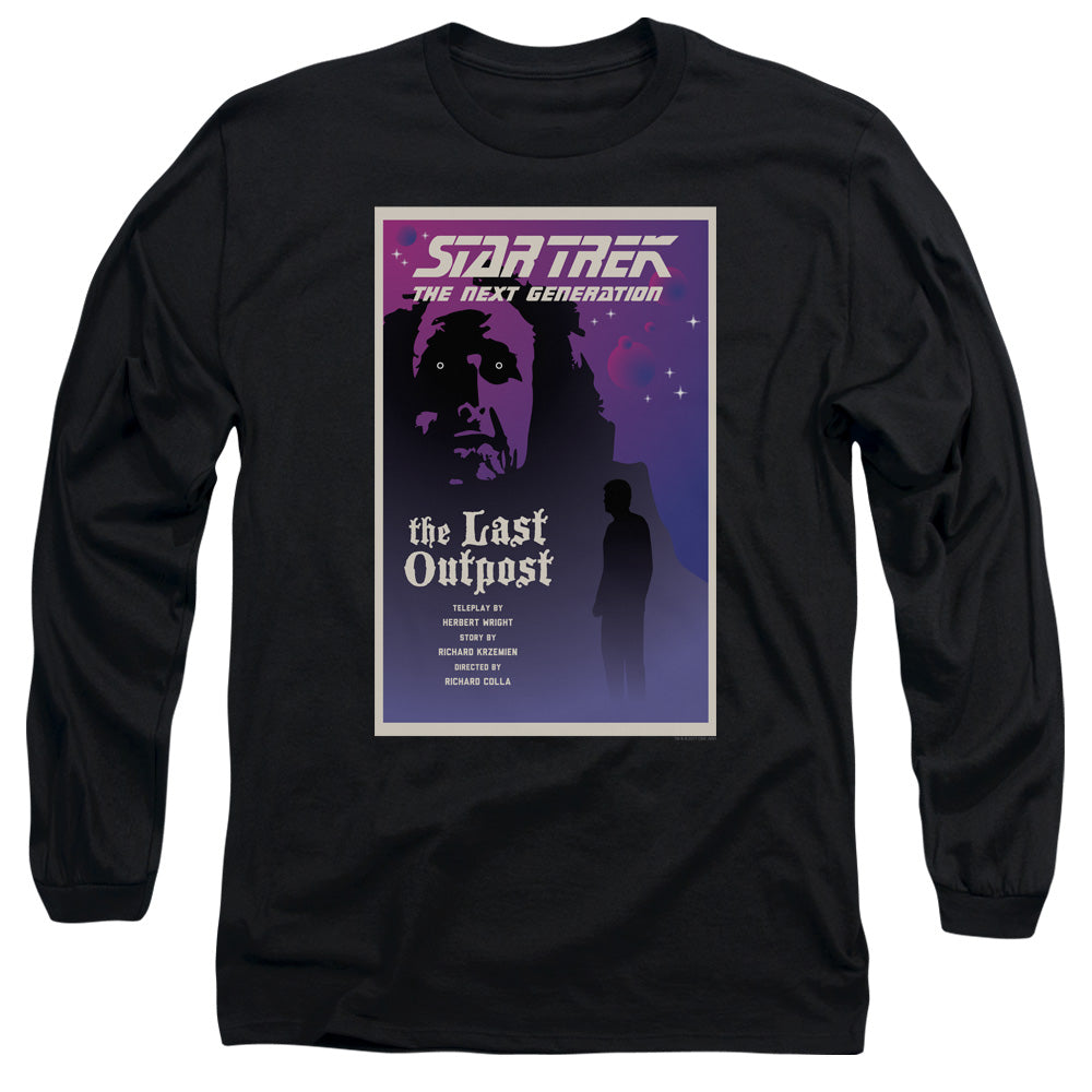 Star Trek Tng Season 1 Episode 5 Mens Long Sleeve Shirt Black Officially Licensed