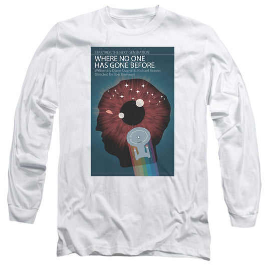 Star Trek Tng Season 1 Episode 6 Mens Long Sleeve Shirt White Officially Licensed
