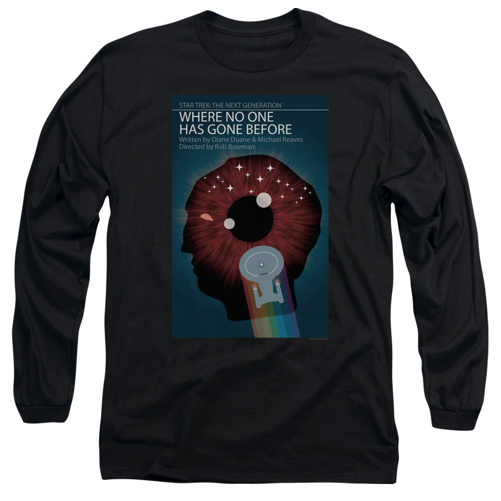 Star Trek Tng Season 1 Episode 6 Mens Long Sleeve Shirt Black Officially Licensed