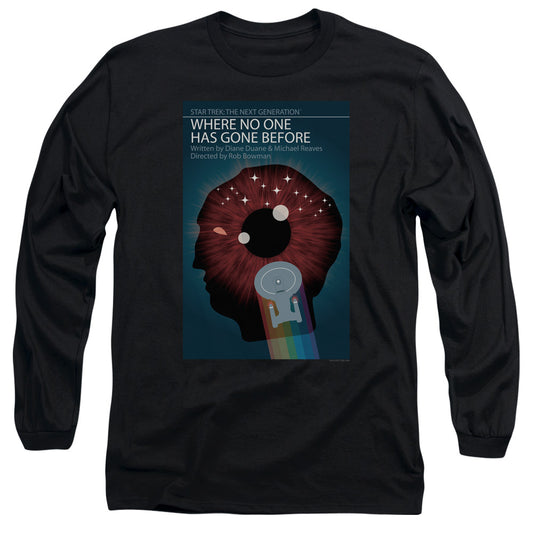 Star Trek Tng Season 1 Episode 6 Mens Long Sleeve Shirt Black Officially Licensed