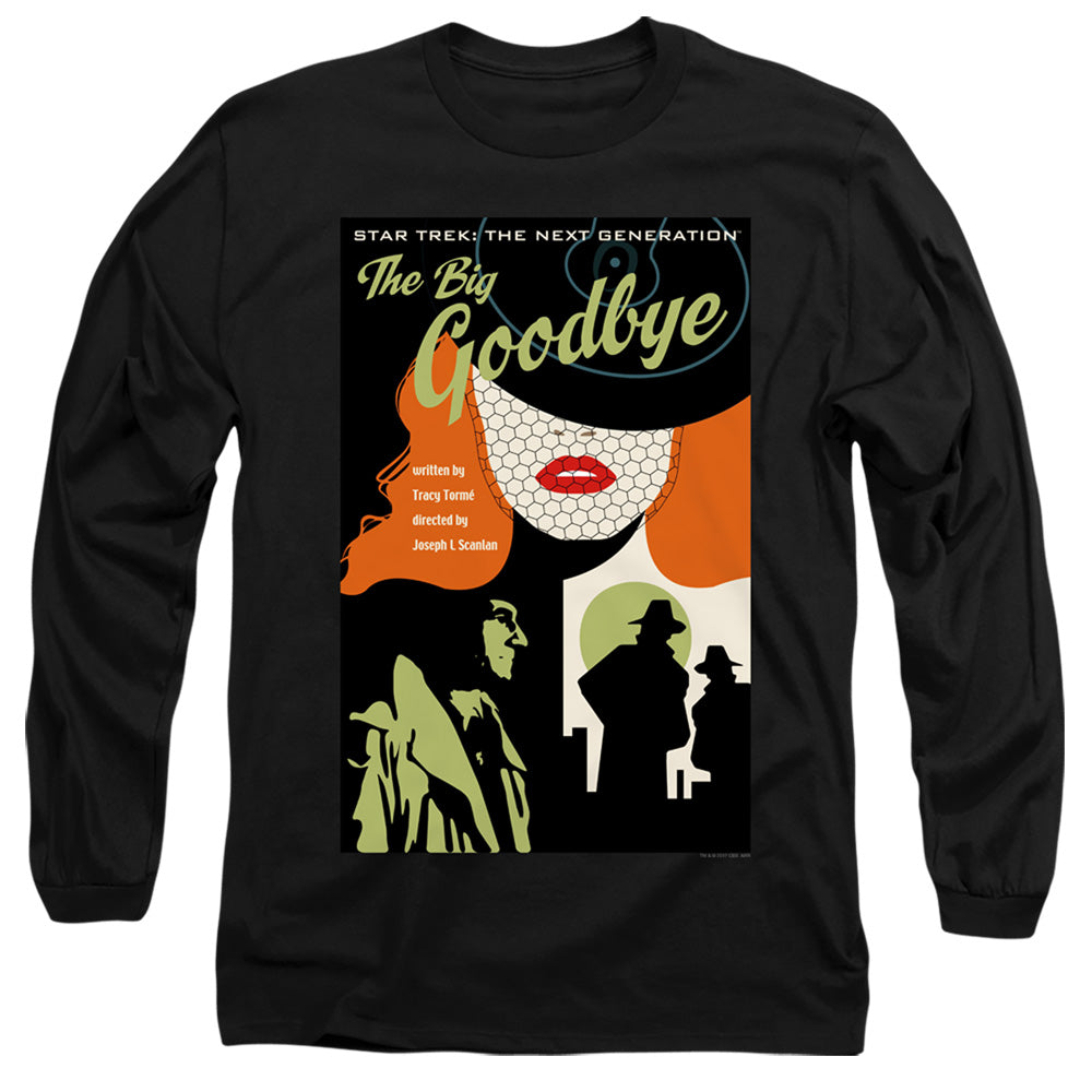 Star Trek Tng Season 1 Episode 12 Mens Long Sleeve Shirt Black Officially Licensed