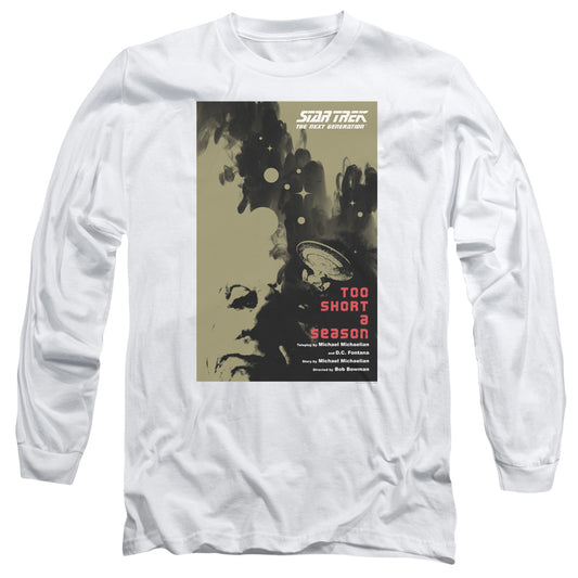 Star Trek Tng Season 1 Episode 16 Mens Long Sleeve Shirt White Officially Licensed