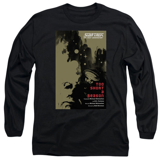 Star Trek Tng Season 1 Episode 16 Mens Long Sleeve Shirt Black Officially Licensed