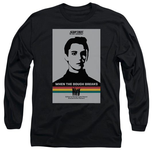 Star Trek Tng Season 1 Episode 17 Mens Long Sleeve Shirt Black Officially Licensed