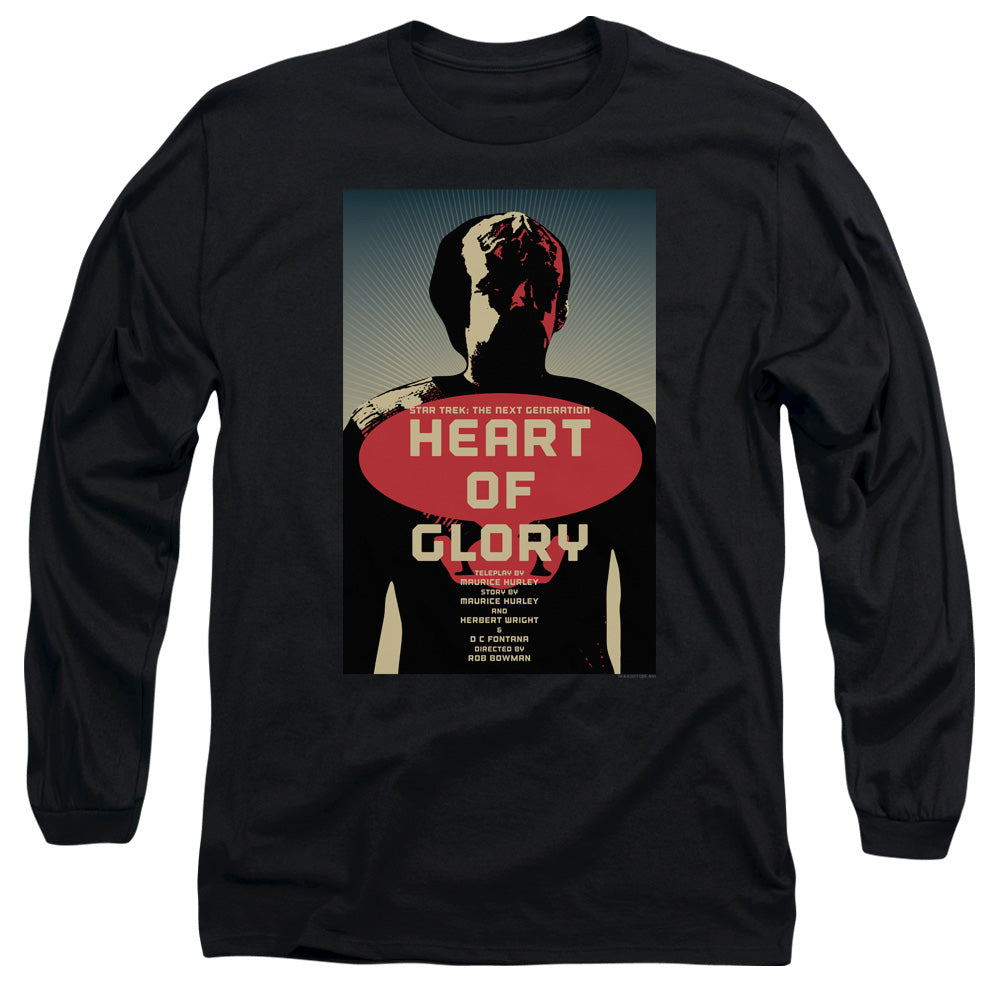 Star Trek Tng Season 1 Episode 20 Mens Long Sleeve Shirt Black Officially Licensed