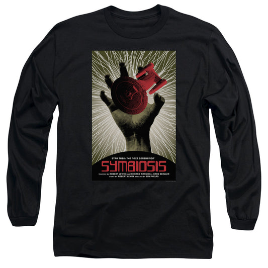 Star Trek Tng Season 1 Episode 22 Mens Long Sleeve Shirt Black Officially Licensed